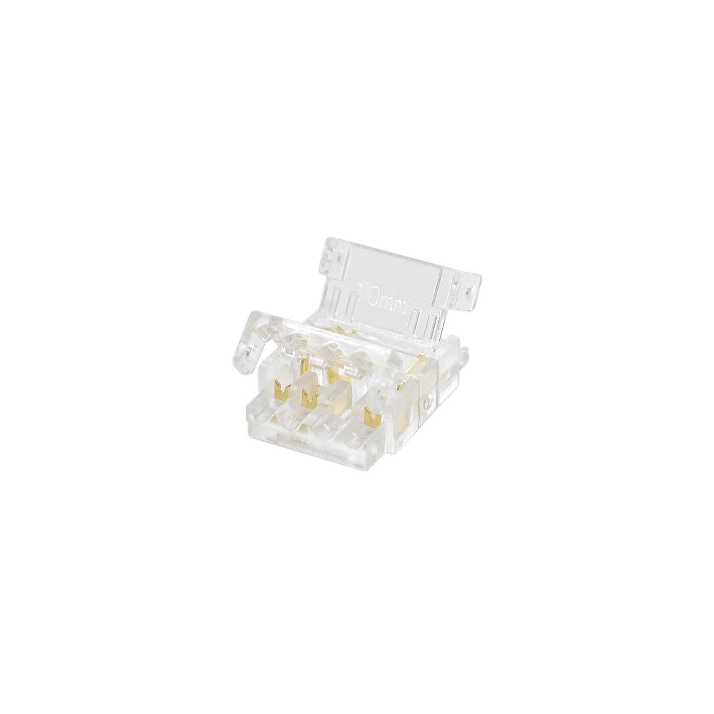  Quick Fit Solderless Strip To Wire Straight Connector For DC LED Strip Lights
