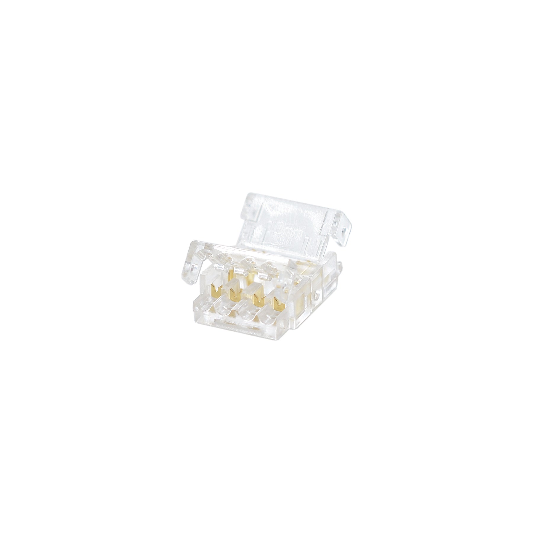  Quick Fit Solderless Strip To Wire Straight Connector For DC LED Strip Lights