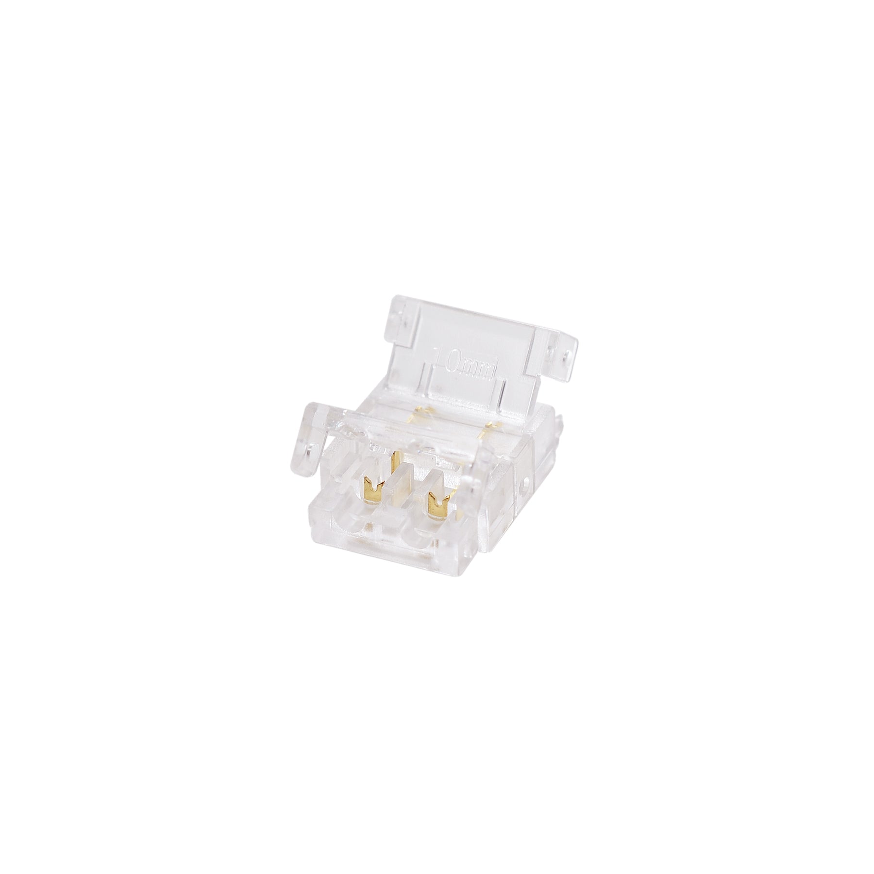  Quick Fit Solderless Strip To Wire Straight Connector For DC LED Strip Lights