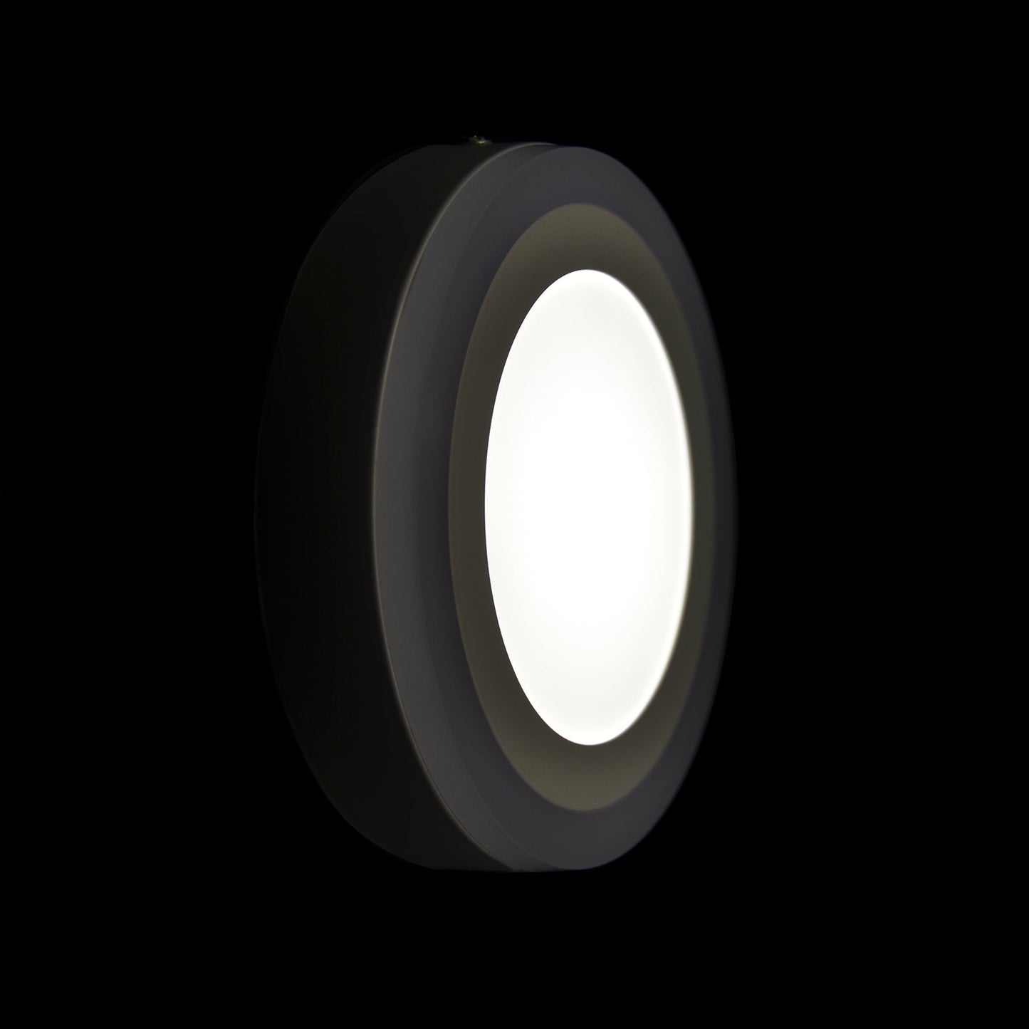  Surface Mounted Round Blue Edge Lit LED Panel Light