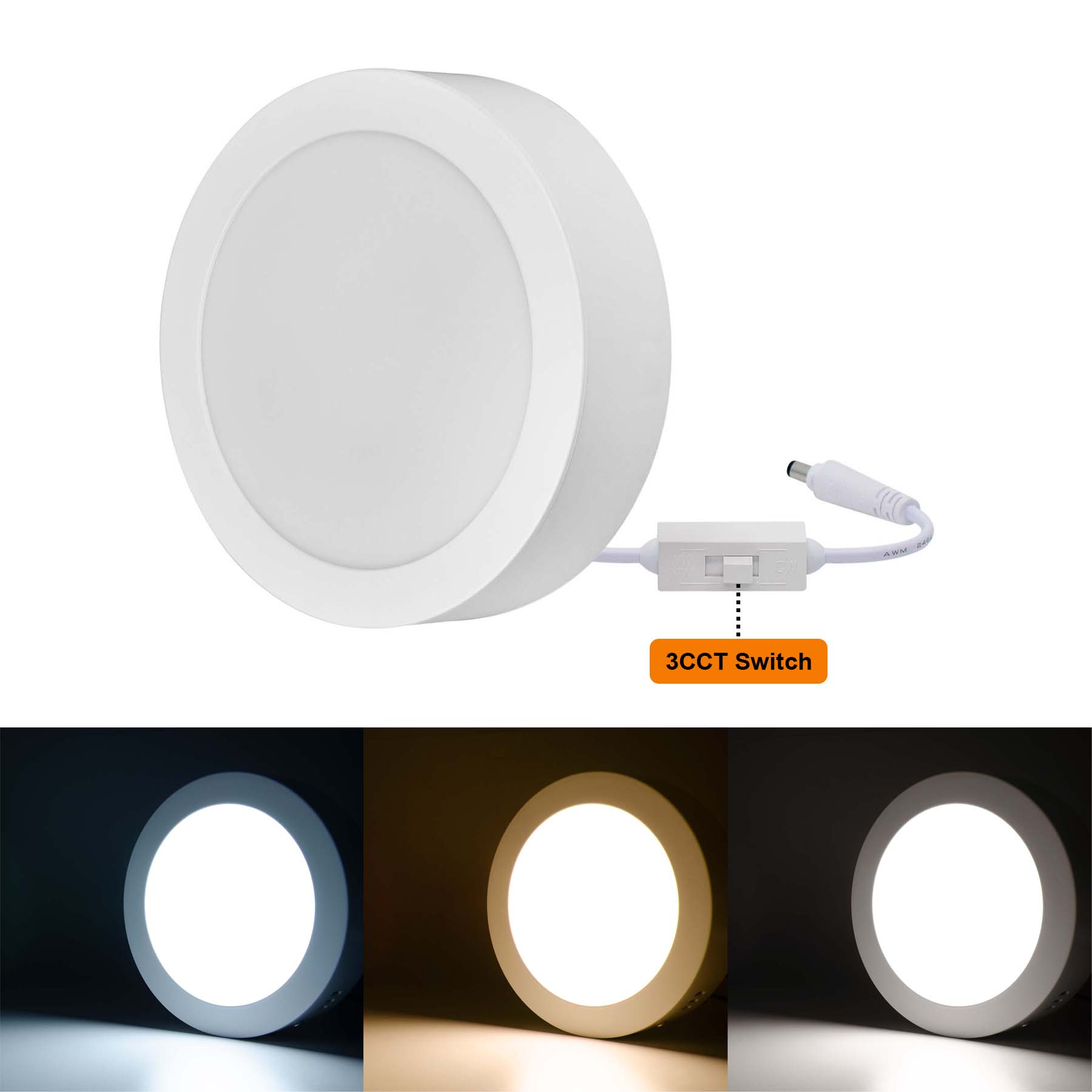  Surface Mounted Round LED Panel Light