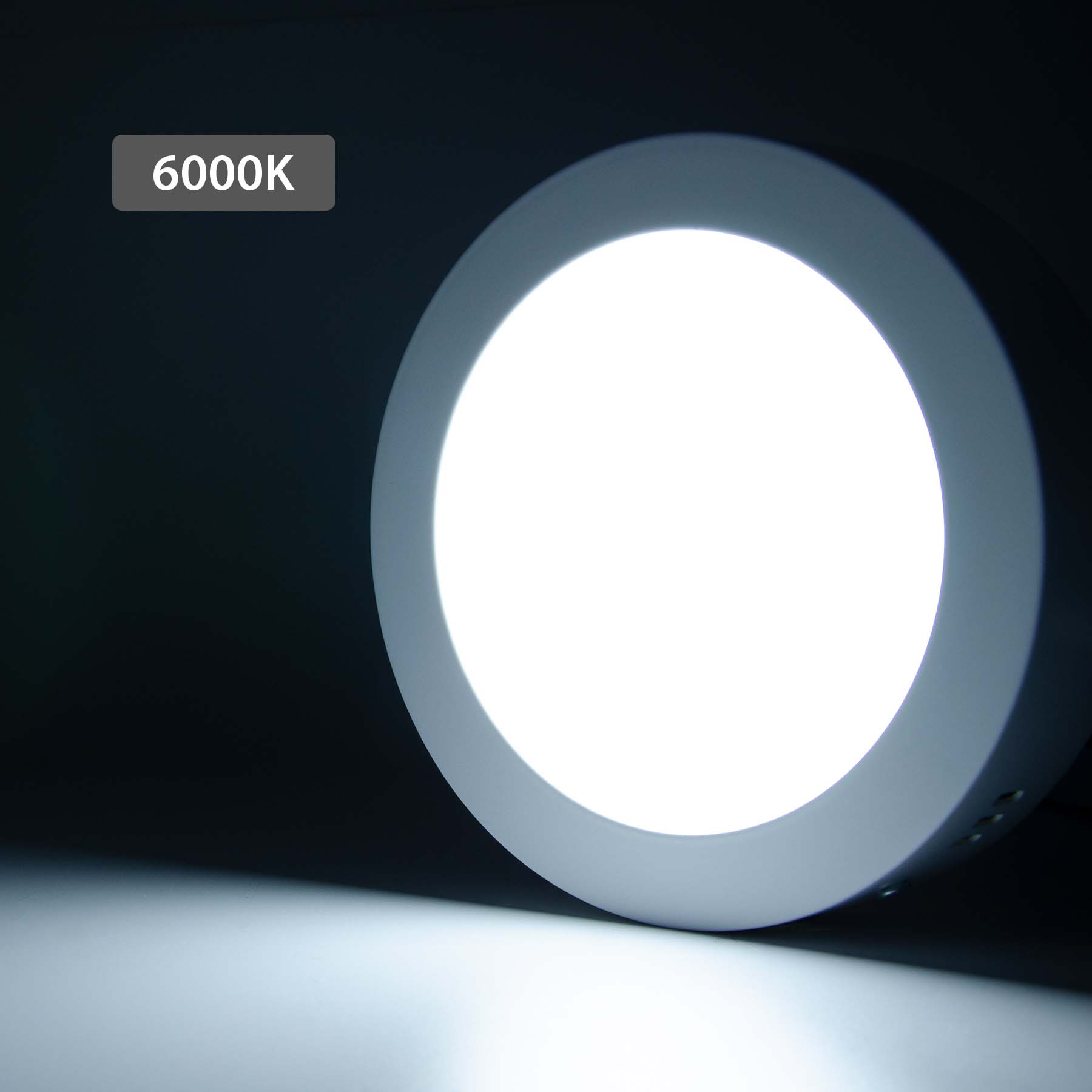  Surface Mounted Round LED Panel Light Triple Cycles