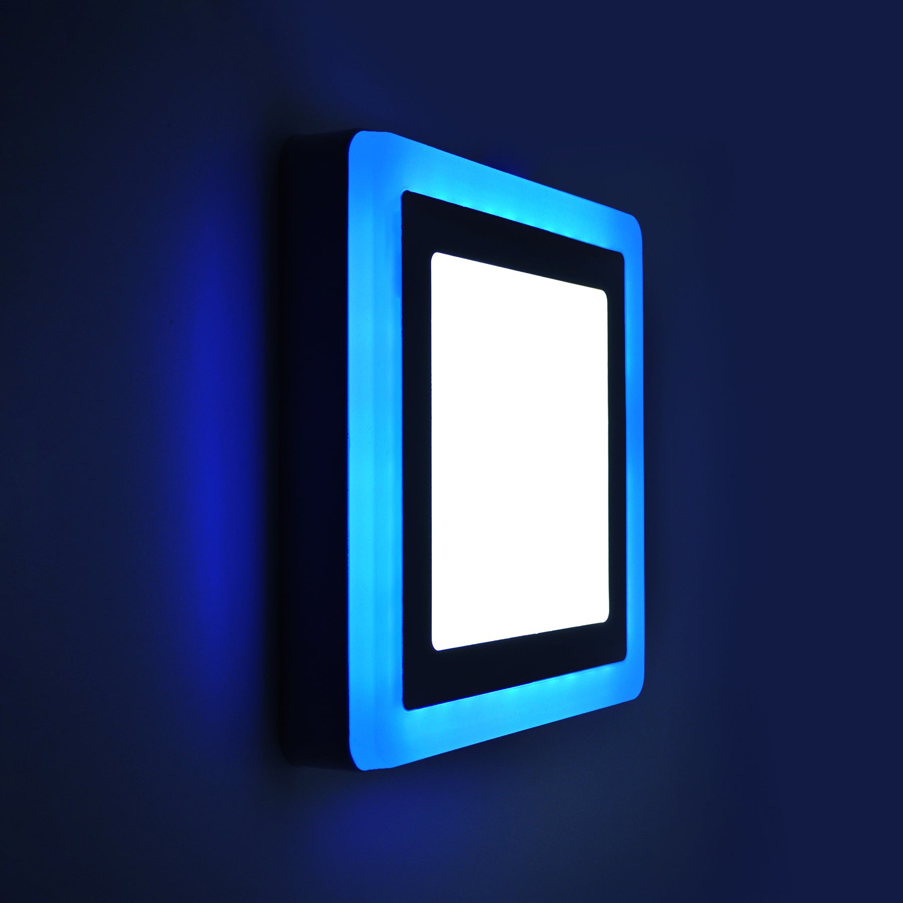  Surface Mounted Square Blue Edge Lit LED Panel Light