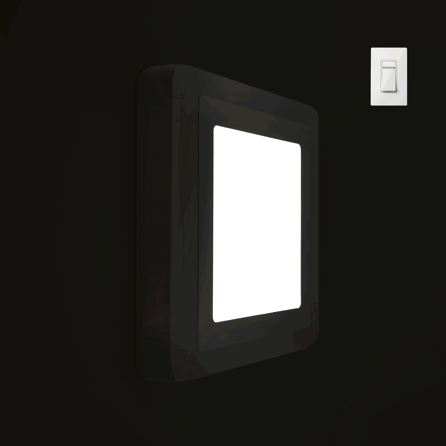  Surface Mounted Square Blue Edge Lit LED Panel Light