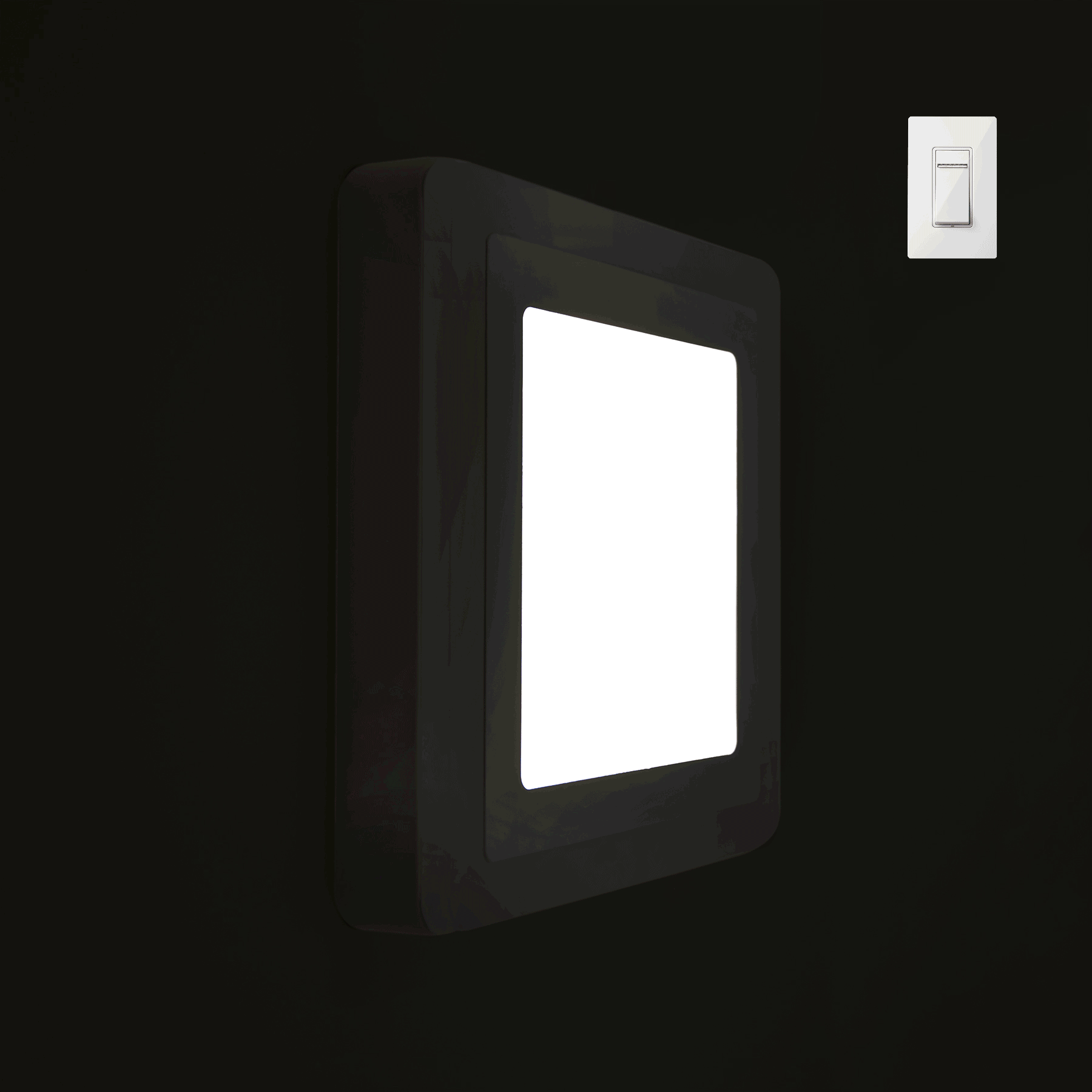  Surface Mounted Square Blue Edge Lit LED Panel Light