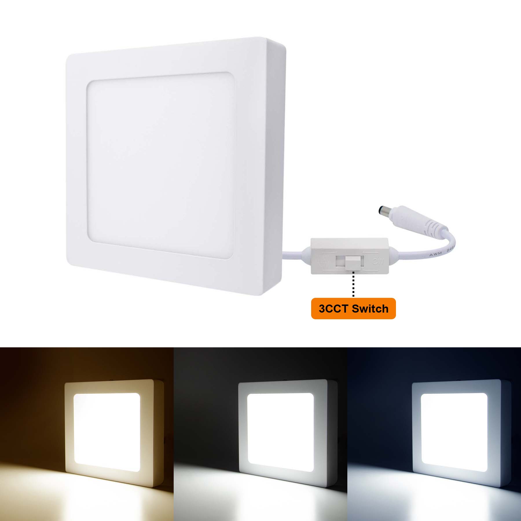  Surface Mounted Square LED Panel Light